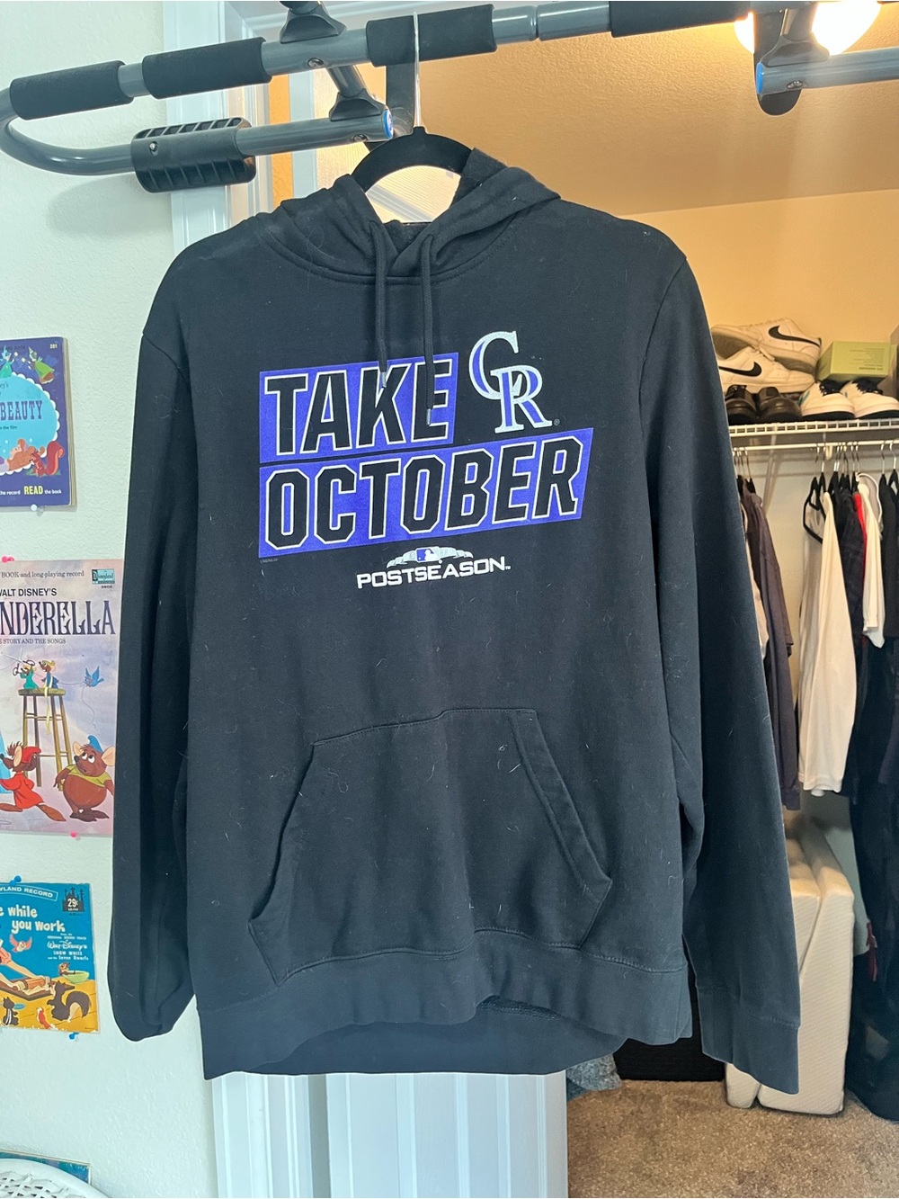 Black and Purple Colorado Rockies hoodie